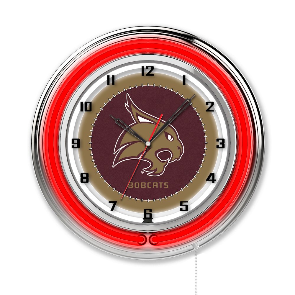 Texas State 19" Neon Clock. Picture 1