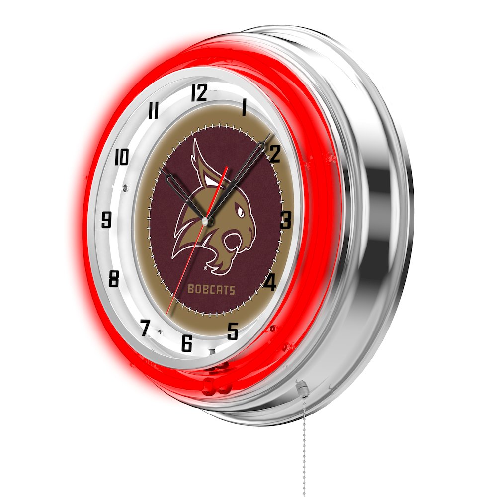 Texas State 19" Neon Clock. Picture 2