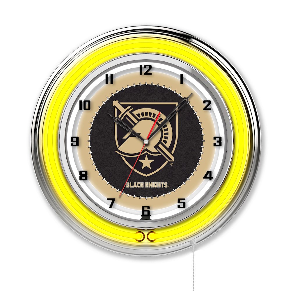 US Military Academy (ARMY) 19" Neon Clock. Picture 1