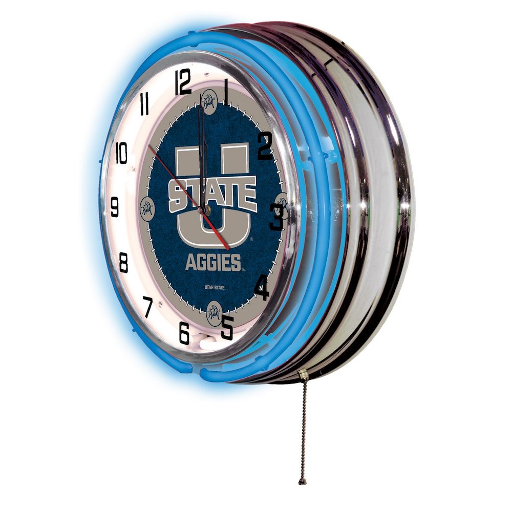 Utah State 19" Neon Clock. Picture 2