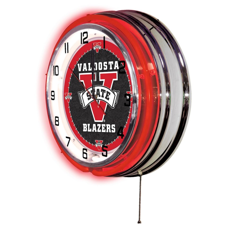 Valdosta State 19" Neon Clock. Picture 2