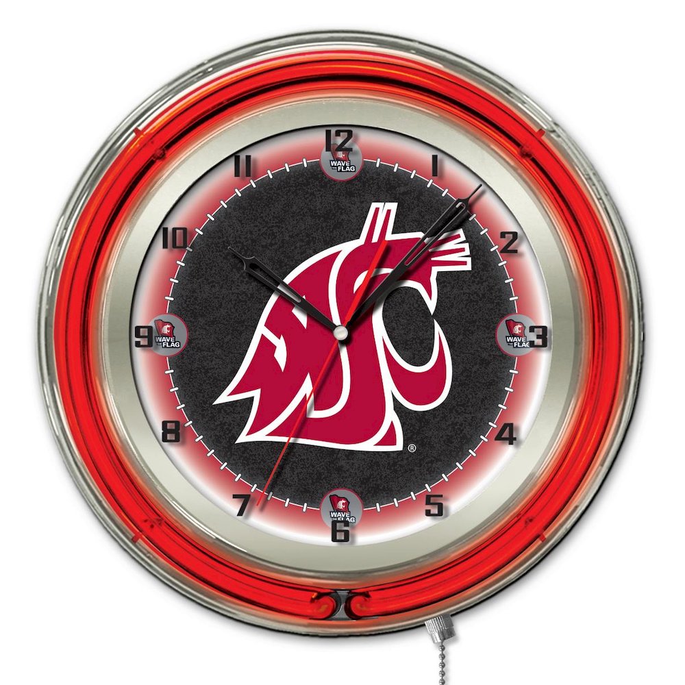 Washington State 19" Neon Clock. Picture 1