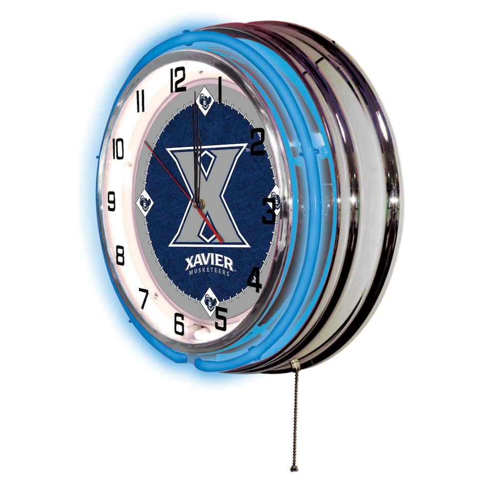 Xavier 19" Neon Clock. Picture 2