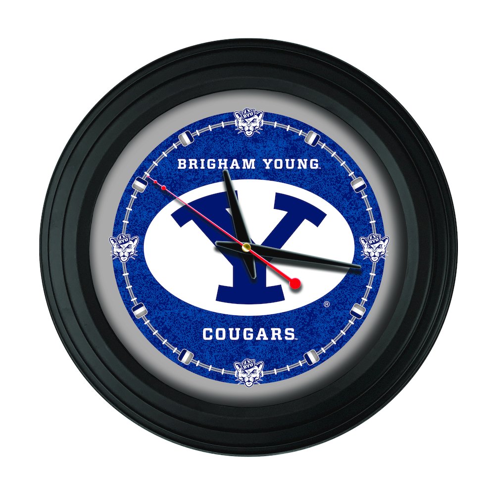Brigham Young University 15" Wall Clock. Picture 1