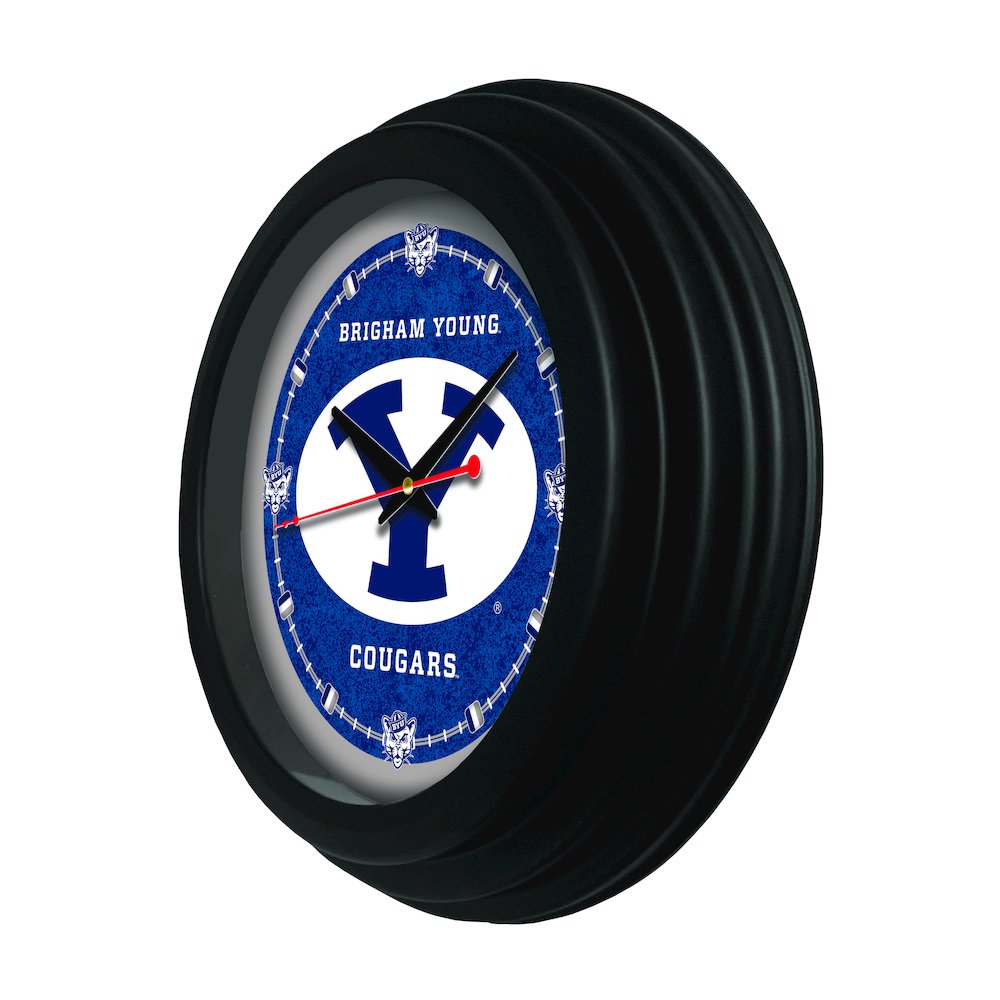 Brigham Young University 15" Wall Clock. Picture 2