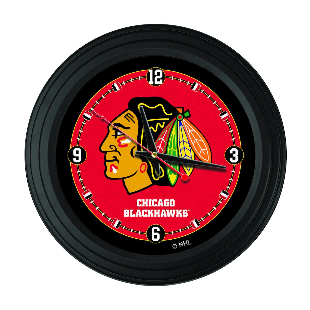 Chicago Blackhawks 15" Wall Clock. Picture 1