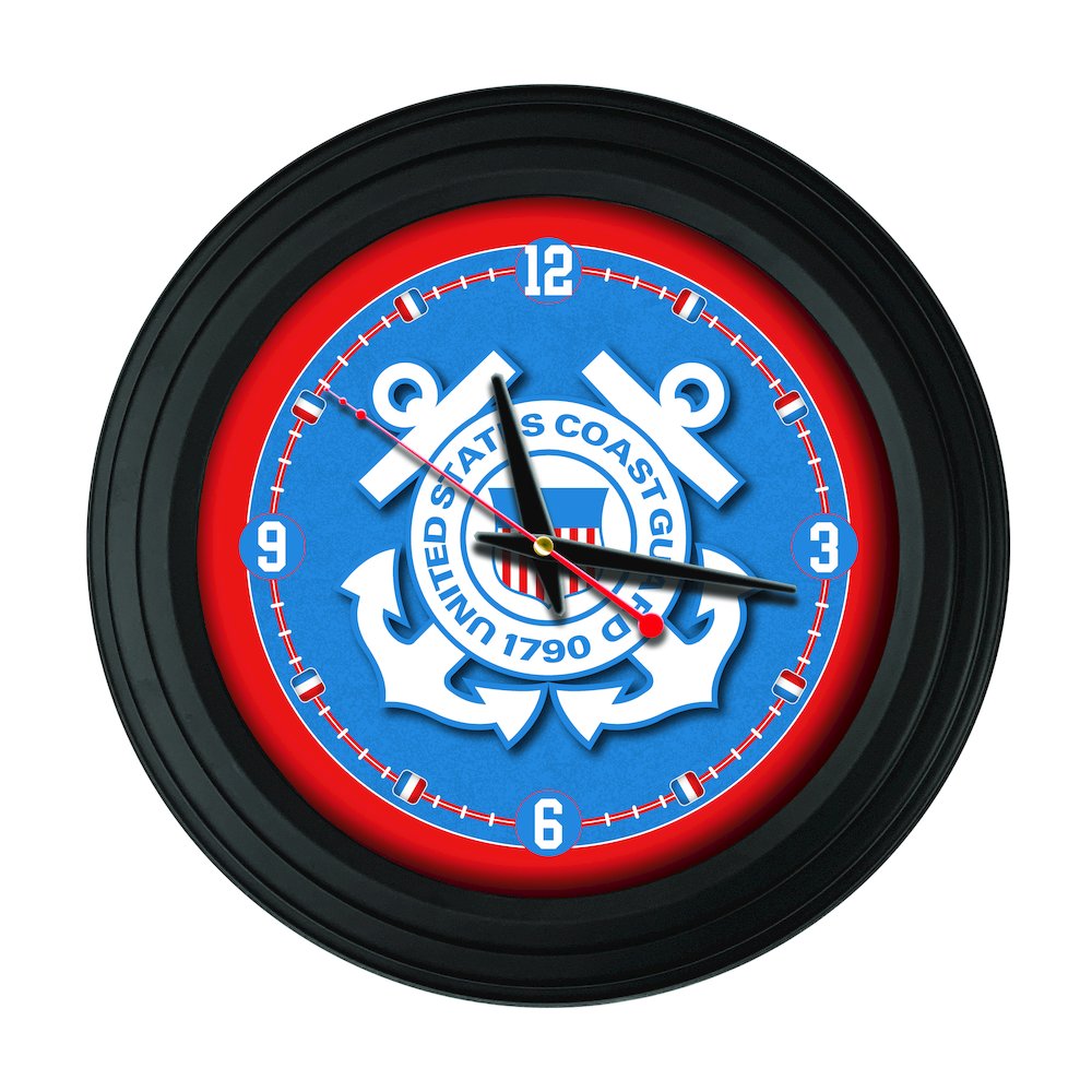 United States Coast Guard 15" Wall Clock. Picture 1