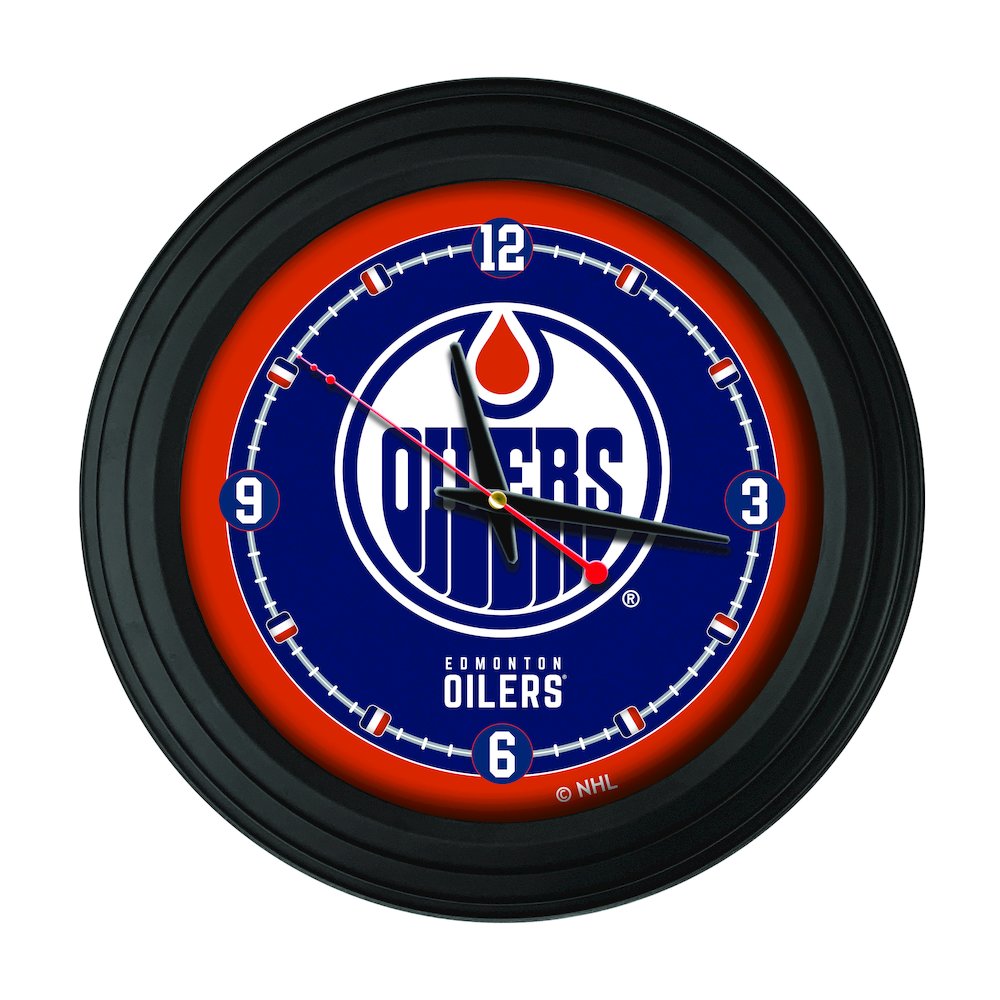 Edmonton Oilers 15" Wall Clock. Picture 1
