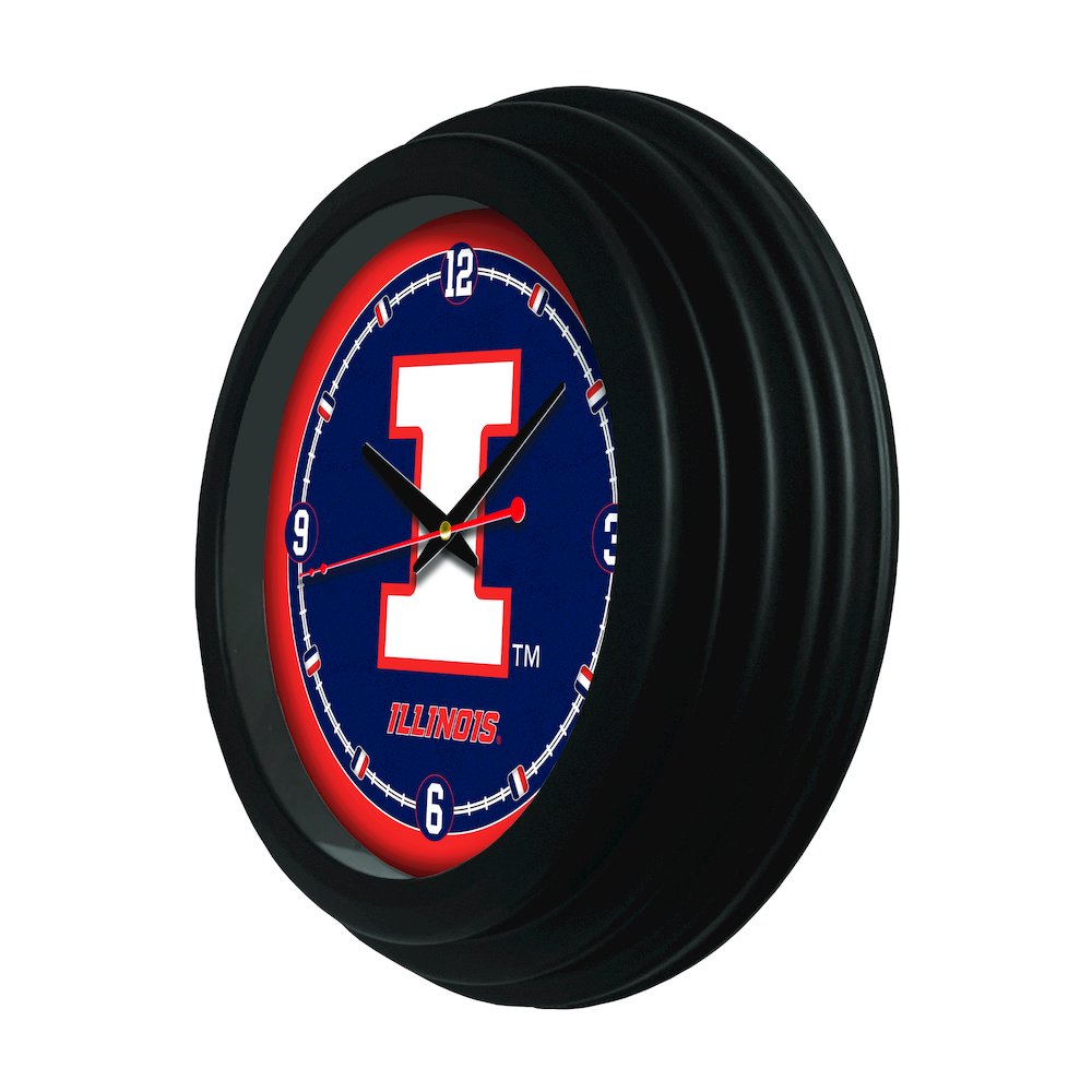 University of Illinois 15" Wall Clock. Picture 2