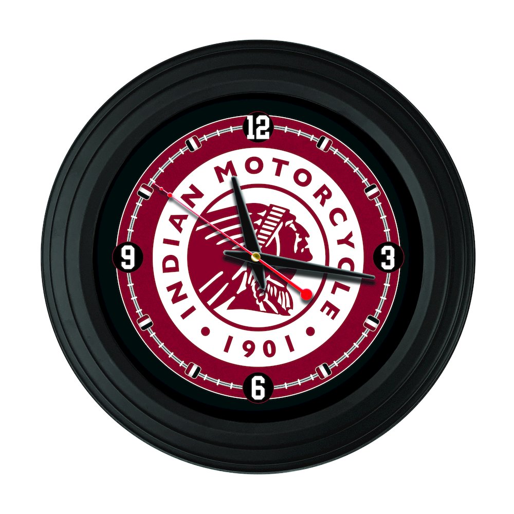 Indian Motorcycle 15" Wall Clock. Picture 1