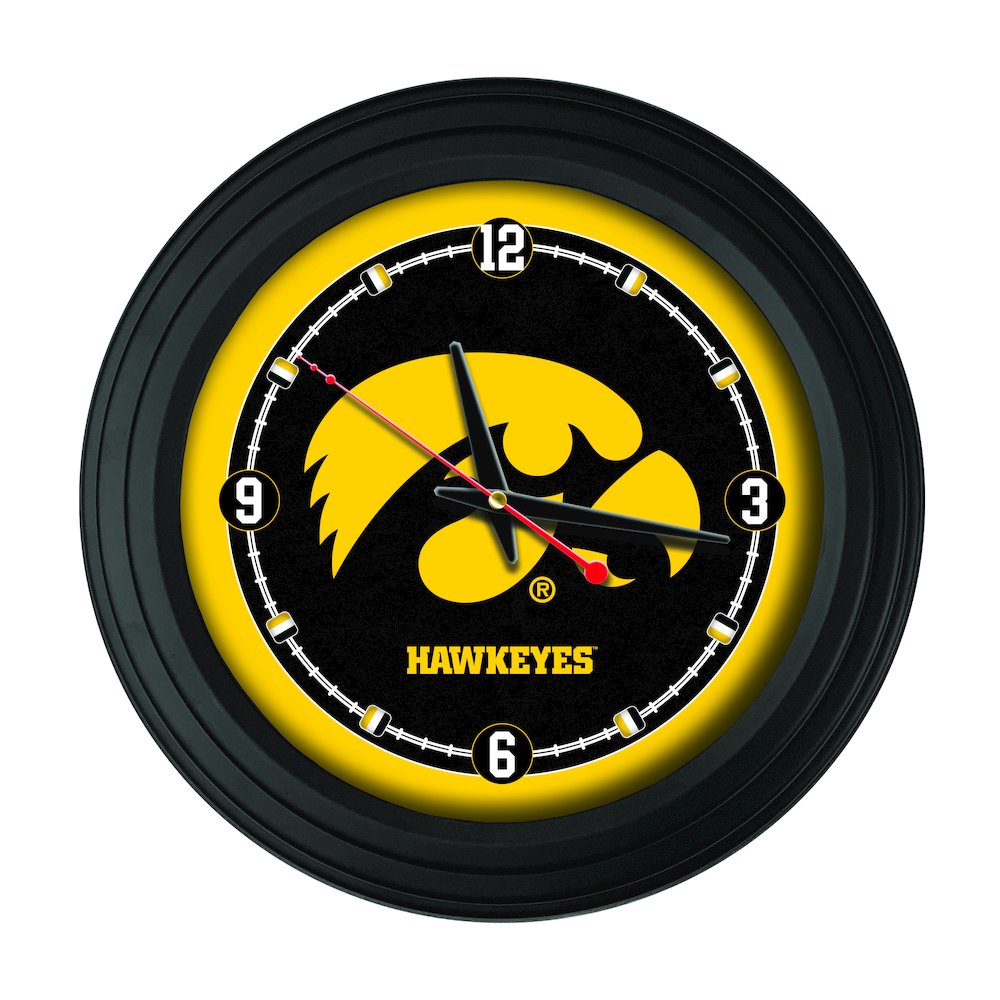 University of Iowa 15" Wall Clock. Picture 1