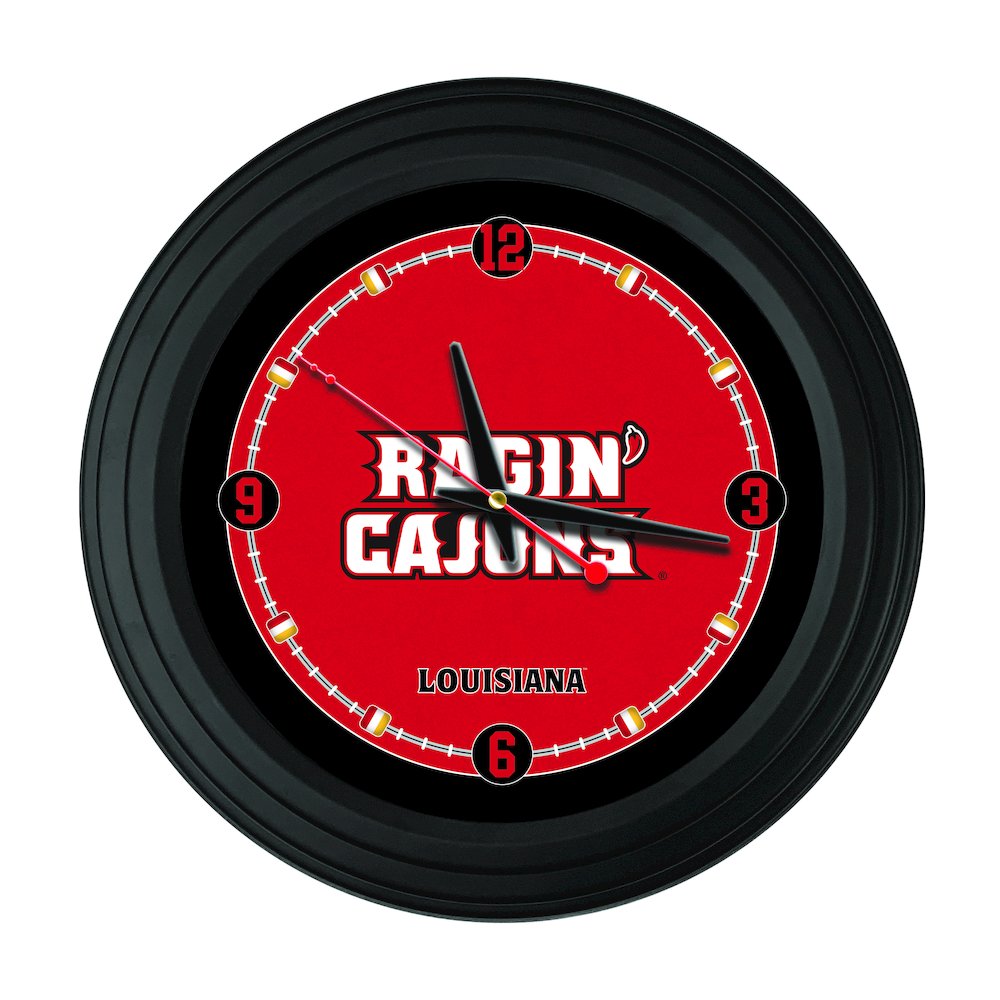 University of Louisiana at Lafayette 15" Wall Clock. Picture 1