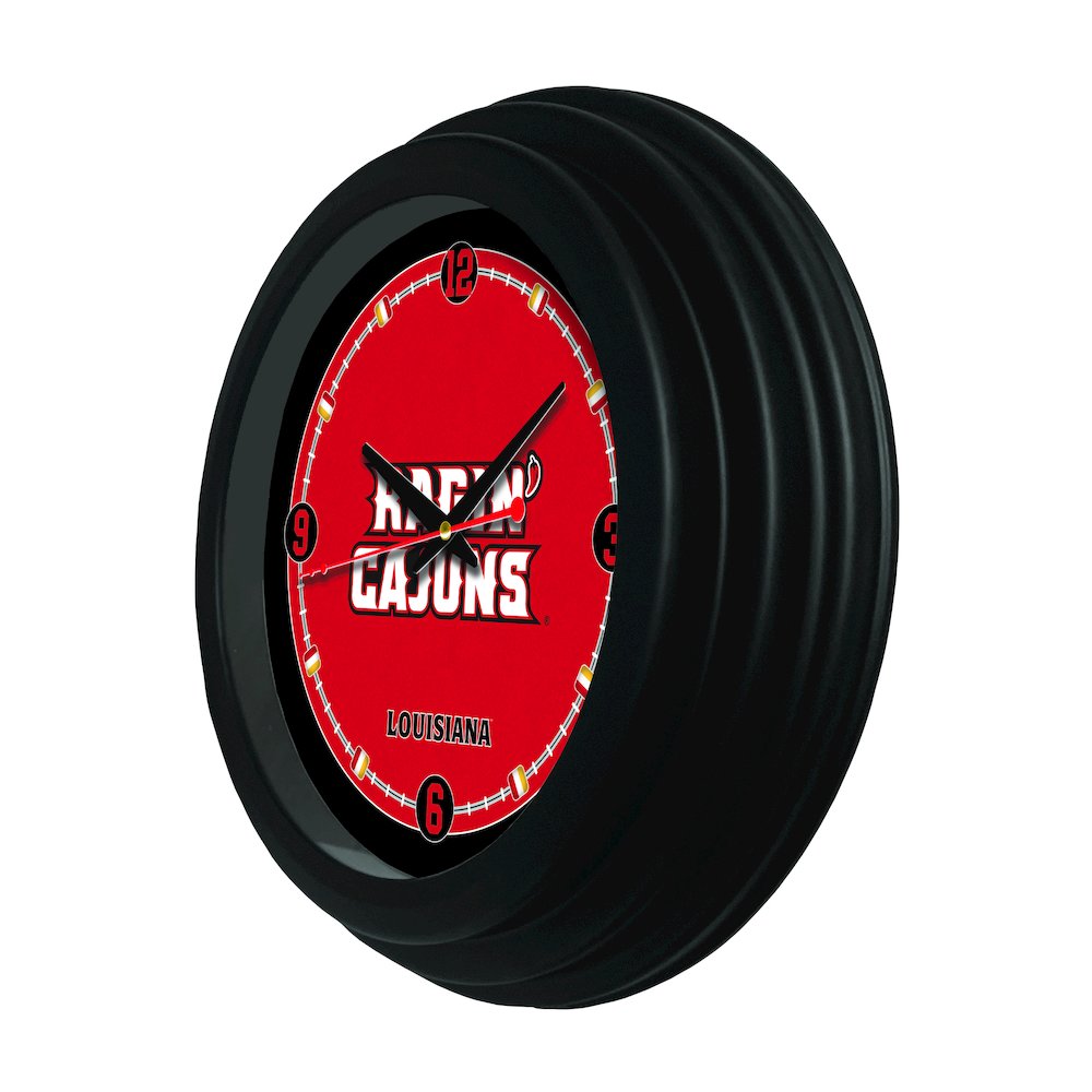 University of Louisiana at Lafayette 15" Wall Clock. Picture 2