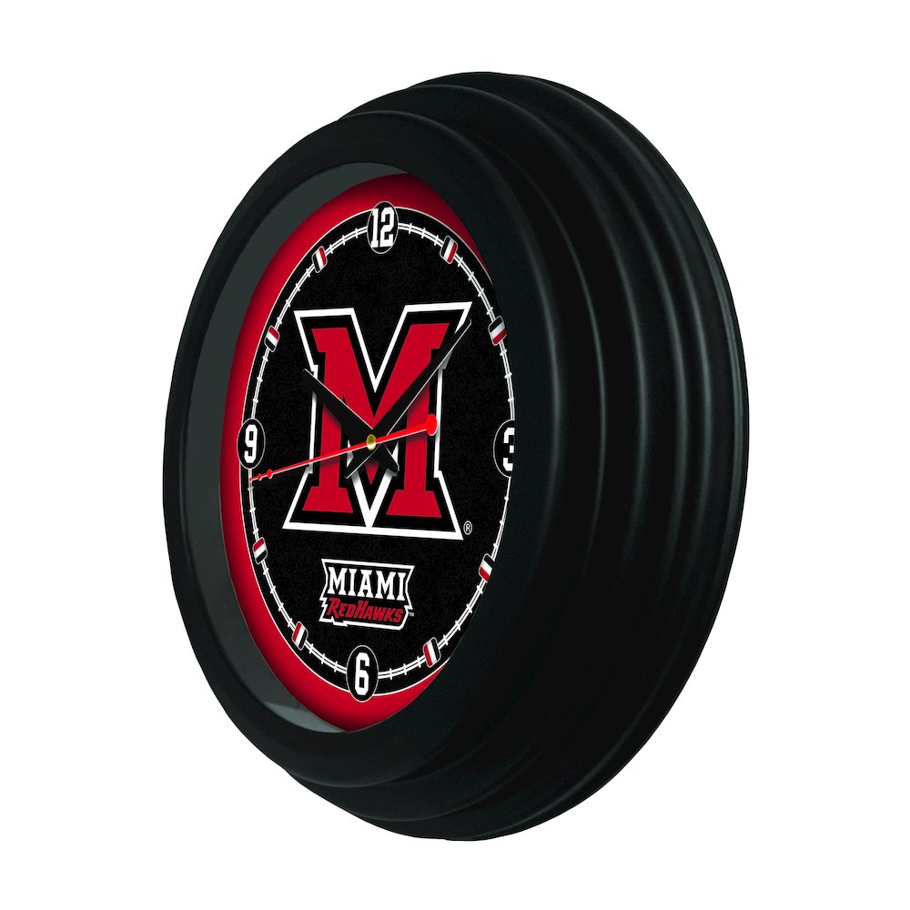 Miami University (OH) 15" Wall Clock. Picture 2