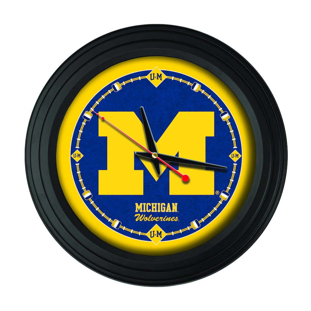 University of Michigan 15" Wall Clock. Picture 1