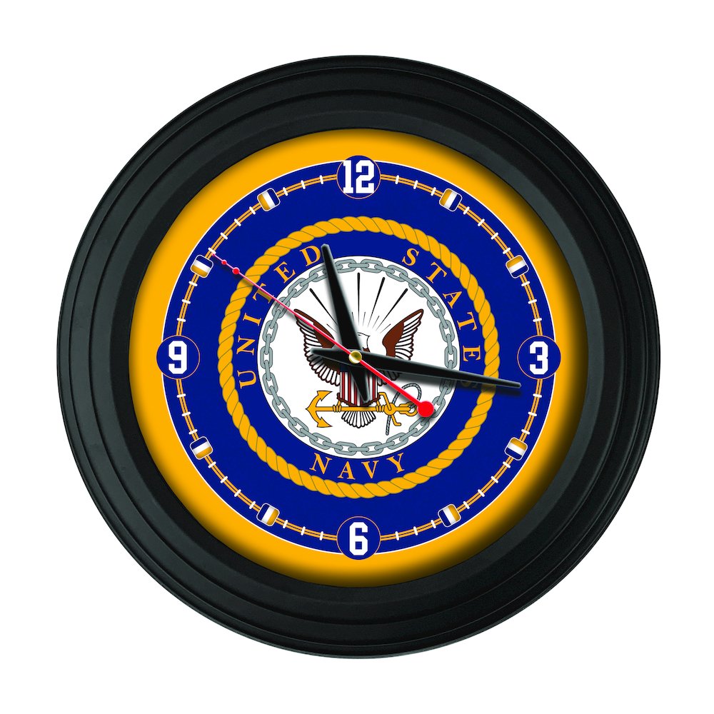 United States Navy 15" Wall Clock. Picture 1