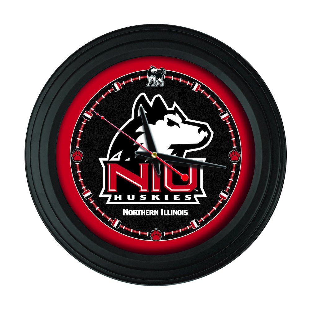 University of Northern Illinois 15" Wall Clock. Picture 1