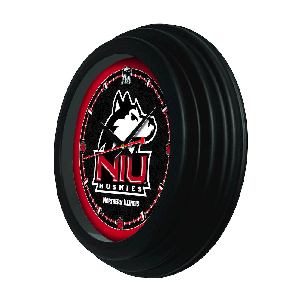 University of Northern Illinois 15" Wall Clock. Picture 2