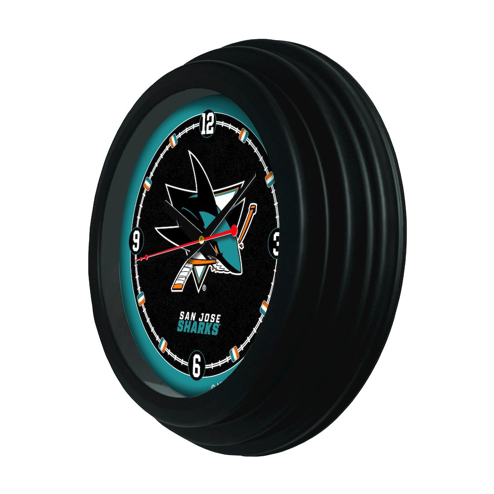San Jose Sharks 15" Wall Clock. Picture 2