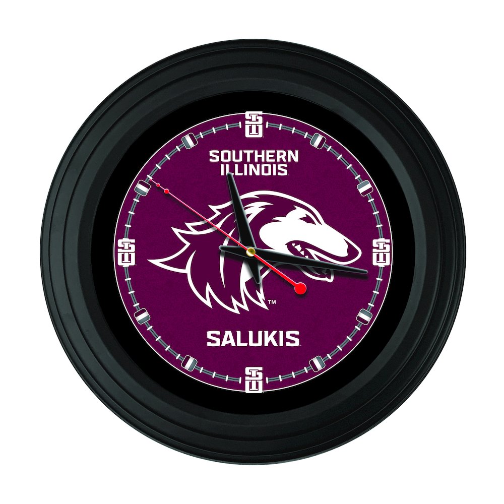 Southern Illinois University 15" Wall Clock. Picture 1