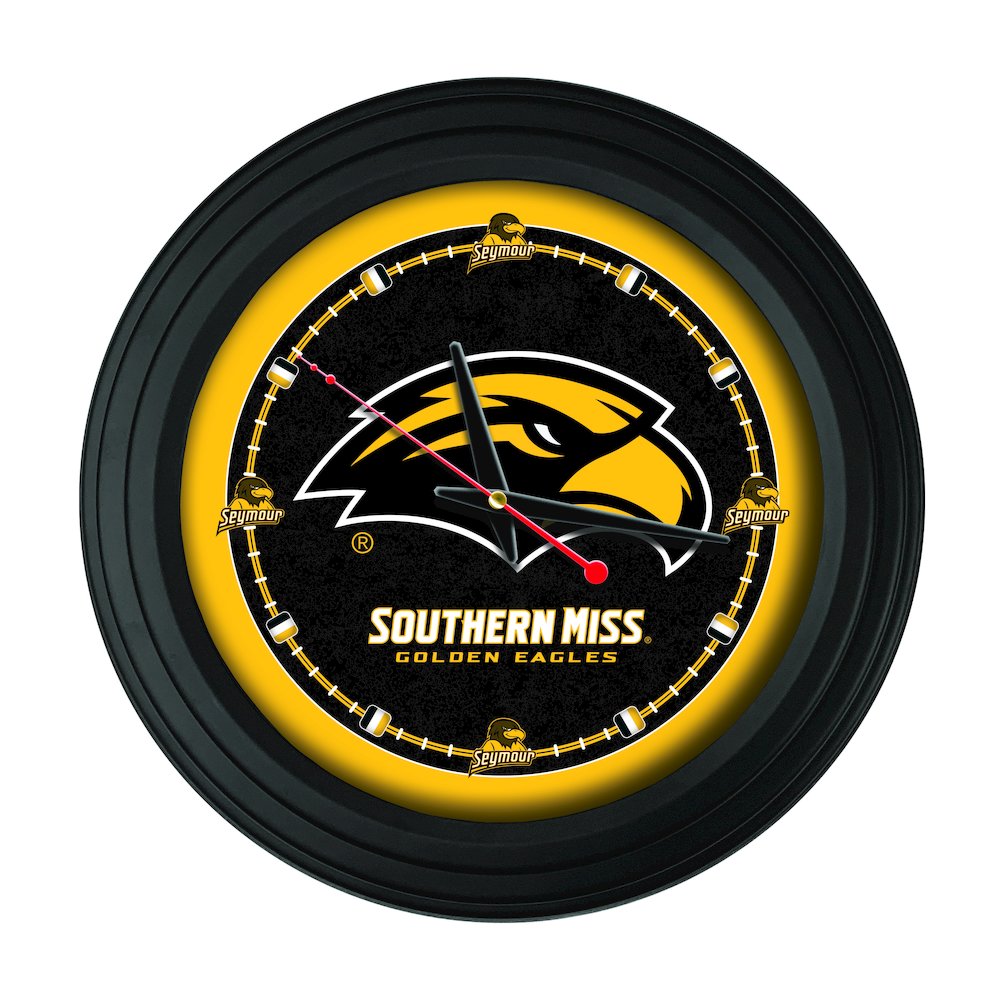 University of Southern Mississippi 15" Wall Clock. Picture 1