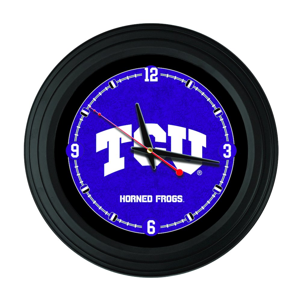 Texas Christian University 15" Wall Clock. Picture 1