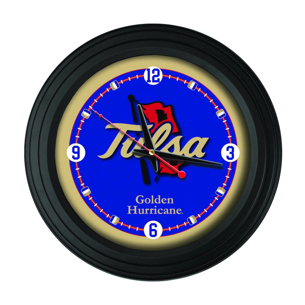 University of Tulsa 15" Wall Clock. Picture 1