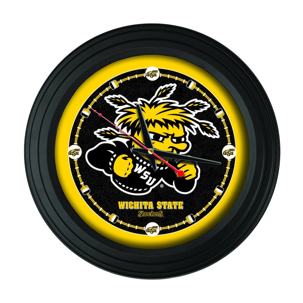 Wichita State University 15" Wall Clock. Picture 1