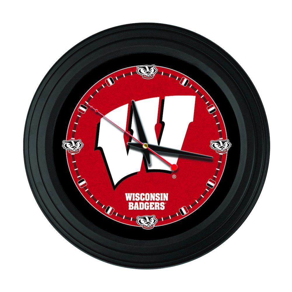 University of Wisconsin 15" (W) Wall Clock. Picture 1