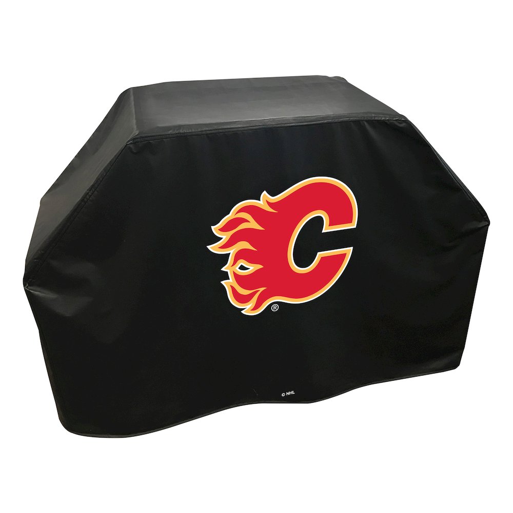 60" Calgary Flames Grill Cover by Covers by HBS. Picture 2