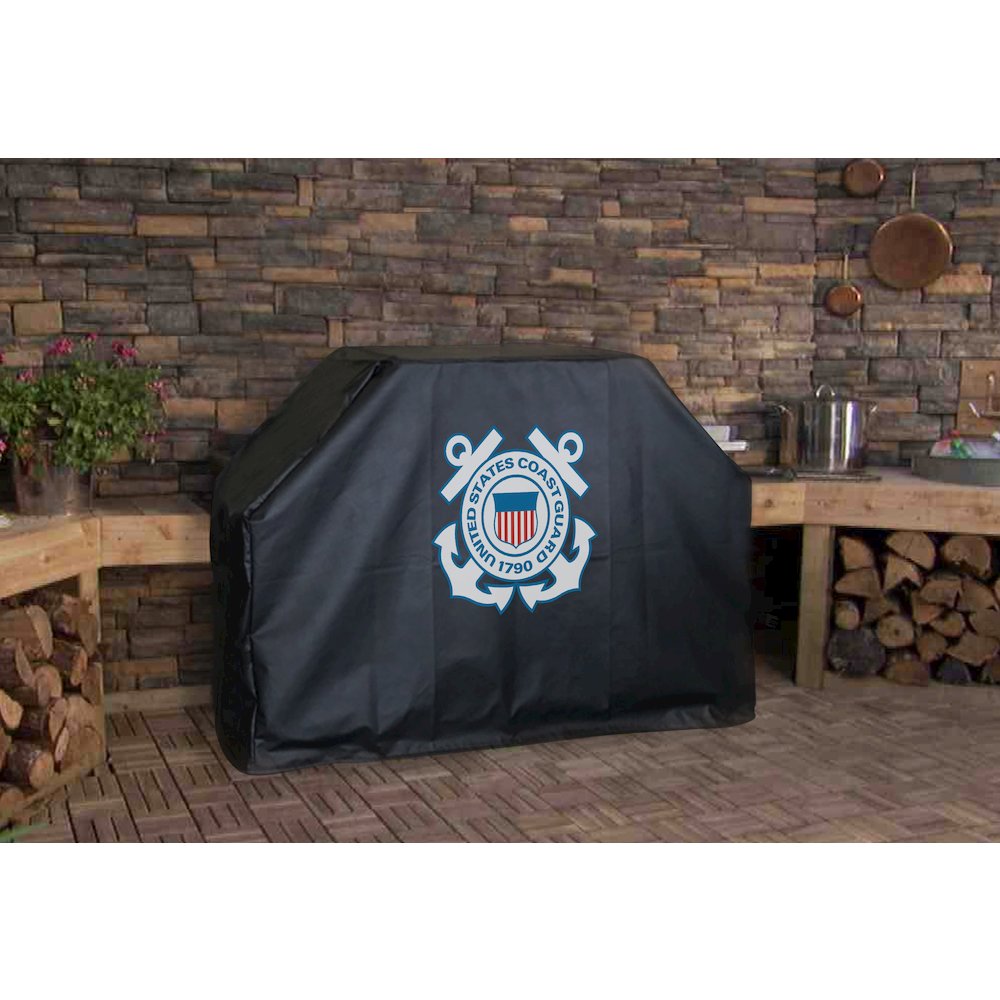60" U.S. Coast Guard Grill Cover by Covers by HBS. Picture 3