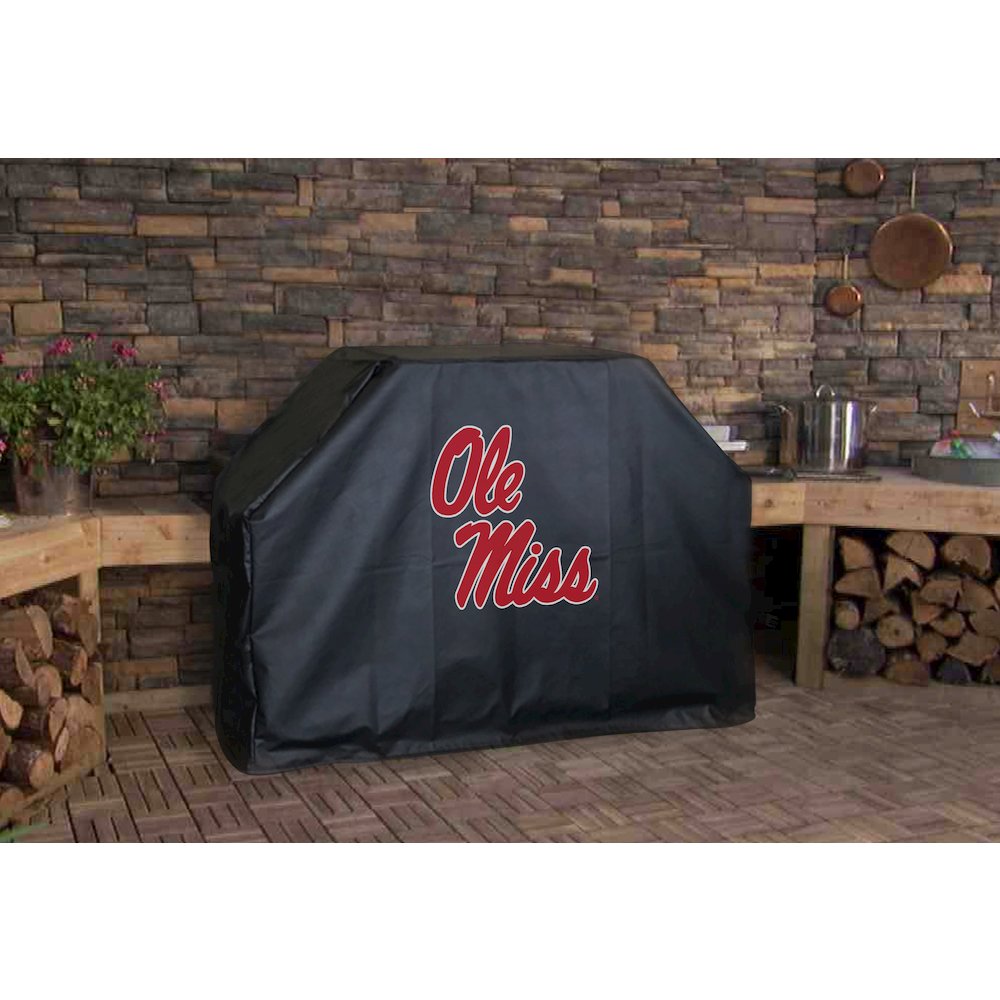 60" Ole' Miss Grill Cover by Covers by HBS. Picture 3