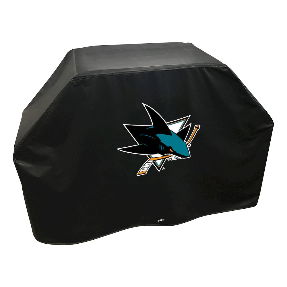 60" San Jose Sharks Grill Cover by Covers by HBS. Picture 2