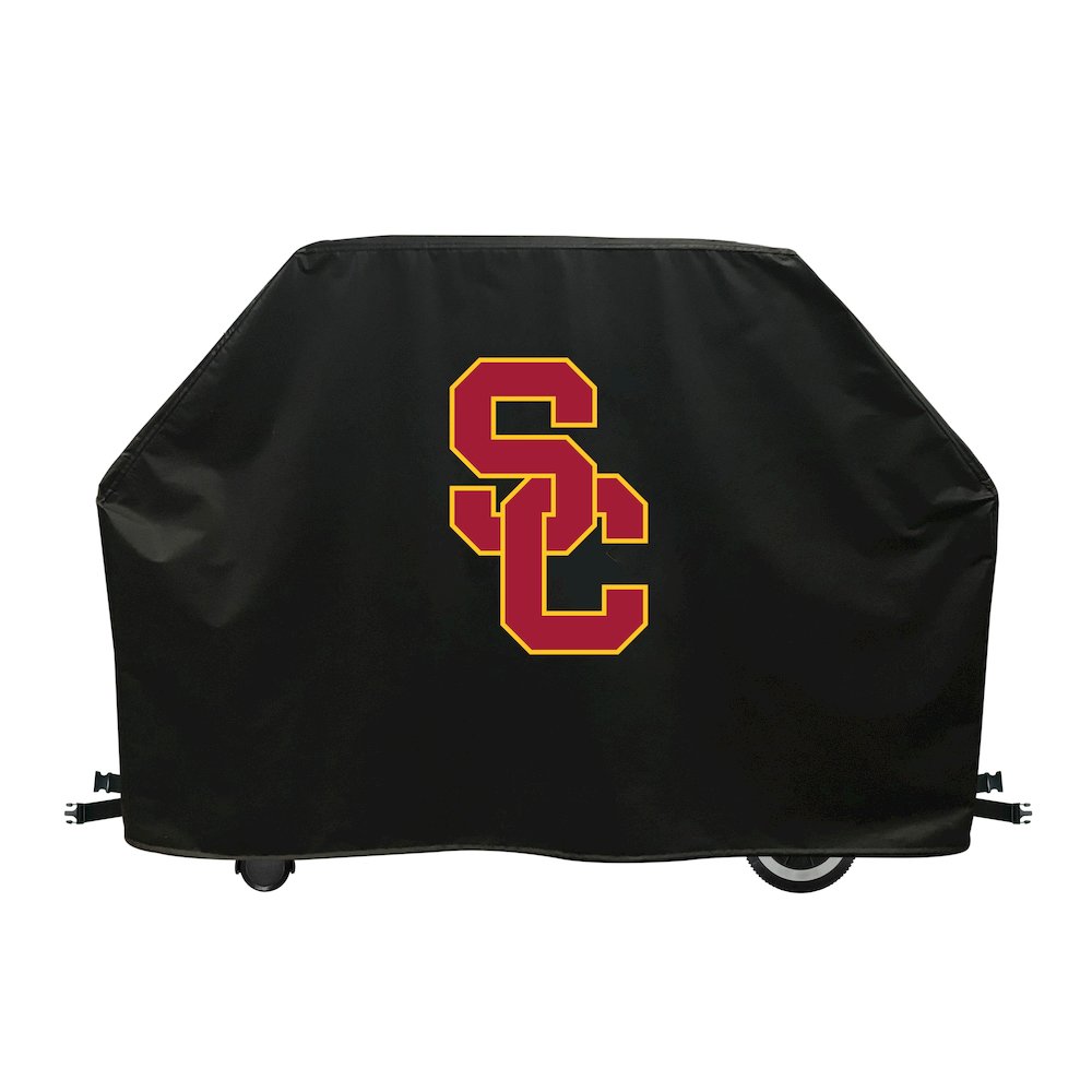 60" USC Trojans Grill Cover by Covers by HBS. Picture 1