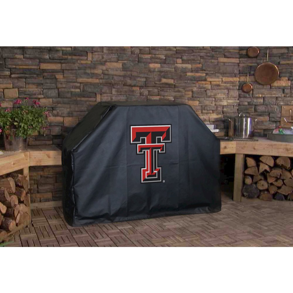 60" Texas Tech Grill Cover by Covers by HBS. Picture 3