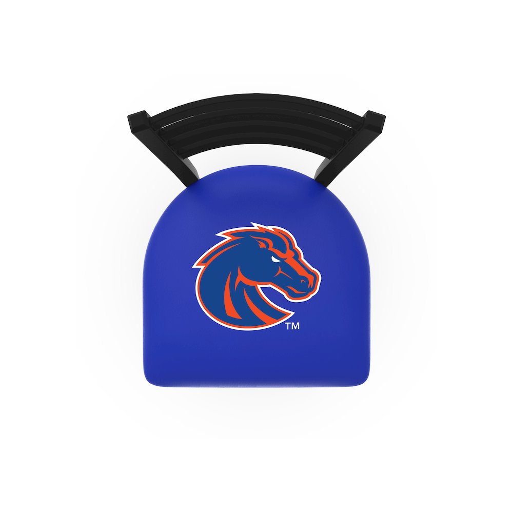 L00418 Boise State 18" Chair with Black Wrinkle Finish. Picture 2