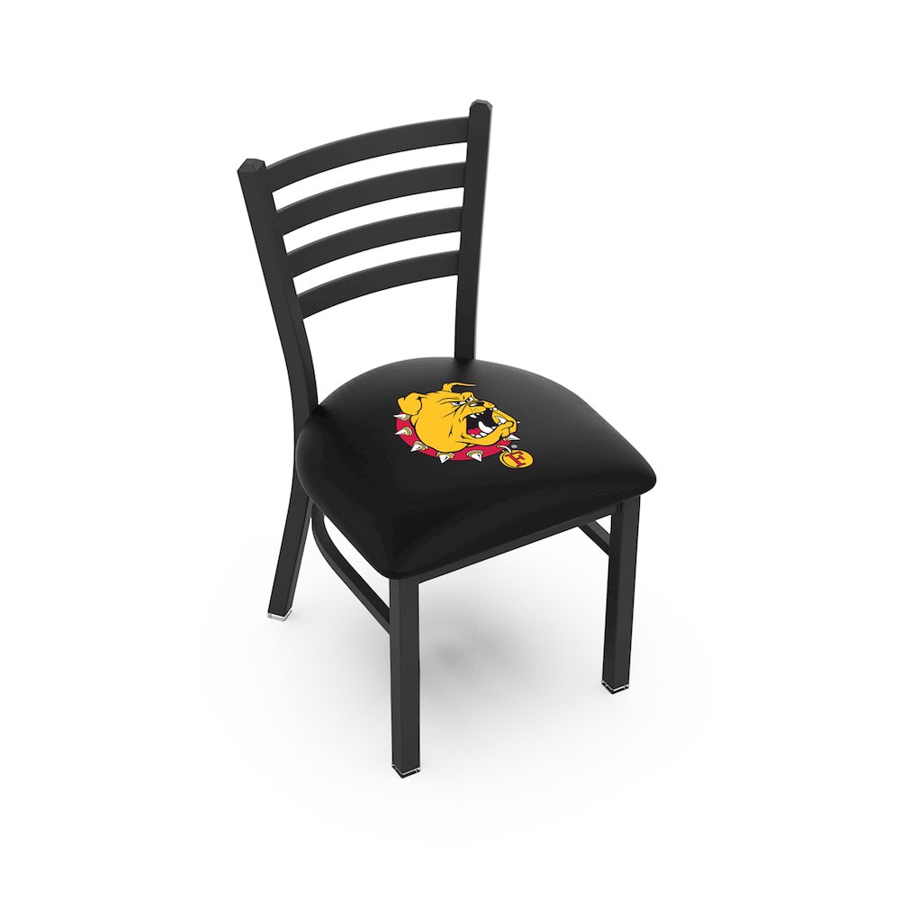 L00418 Ferris State 18" Chair with Black Wrinkle Finish. Picture 1