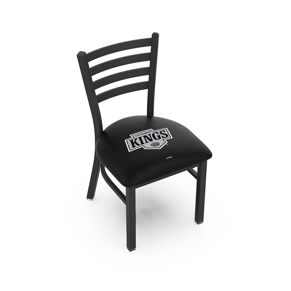 L00418 Black Wrinkle Los Angeles Kings Stationary Chair with Ladder Style Back by Holland Bar Stool Co.. Picture 1