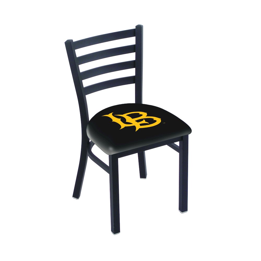 L00418 Long Beach State University 18" Chair with Black Wrinkle Finish. Picture 1