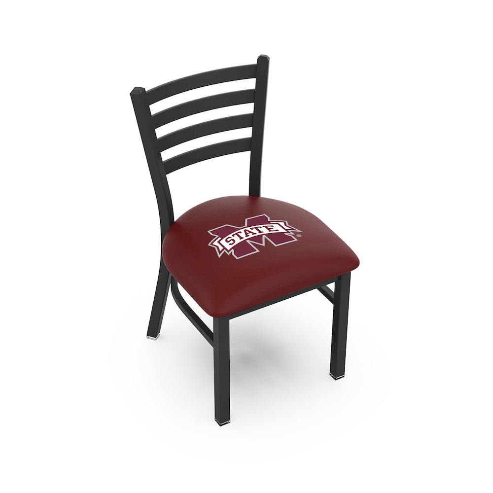 L00418 Mississippi State 18" Chair with Black Wrinkle Finish. Picture 1