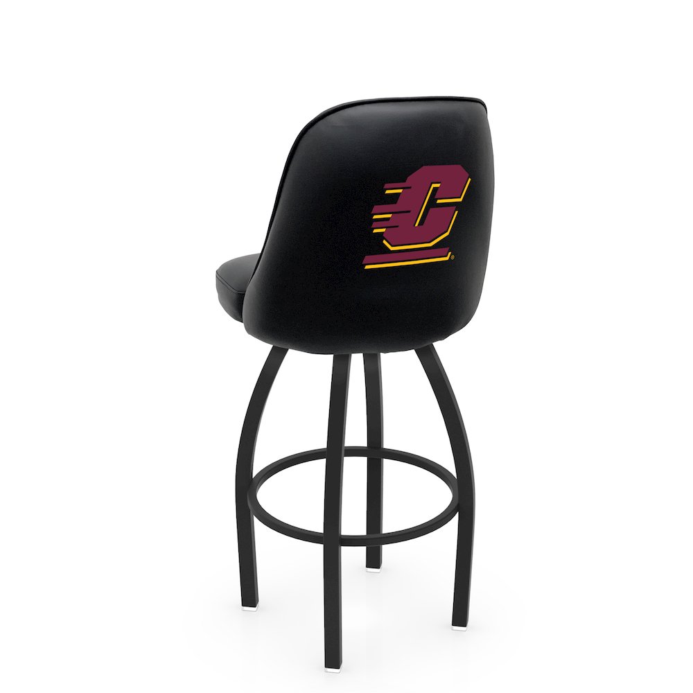 Logo Grizzly Central Michigan Swivel Counter Stool. Picture 1