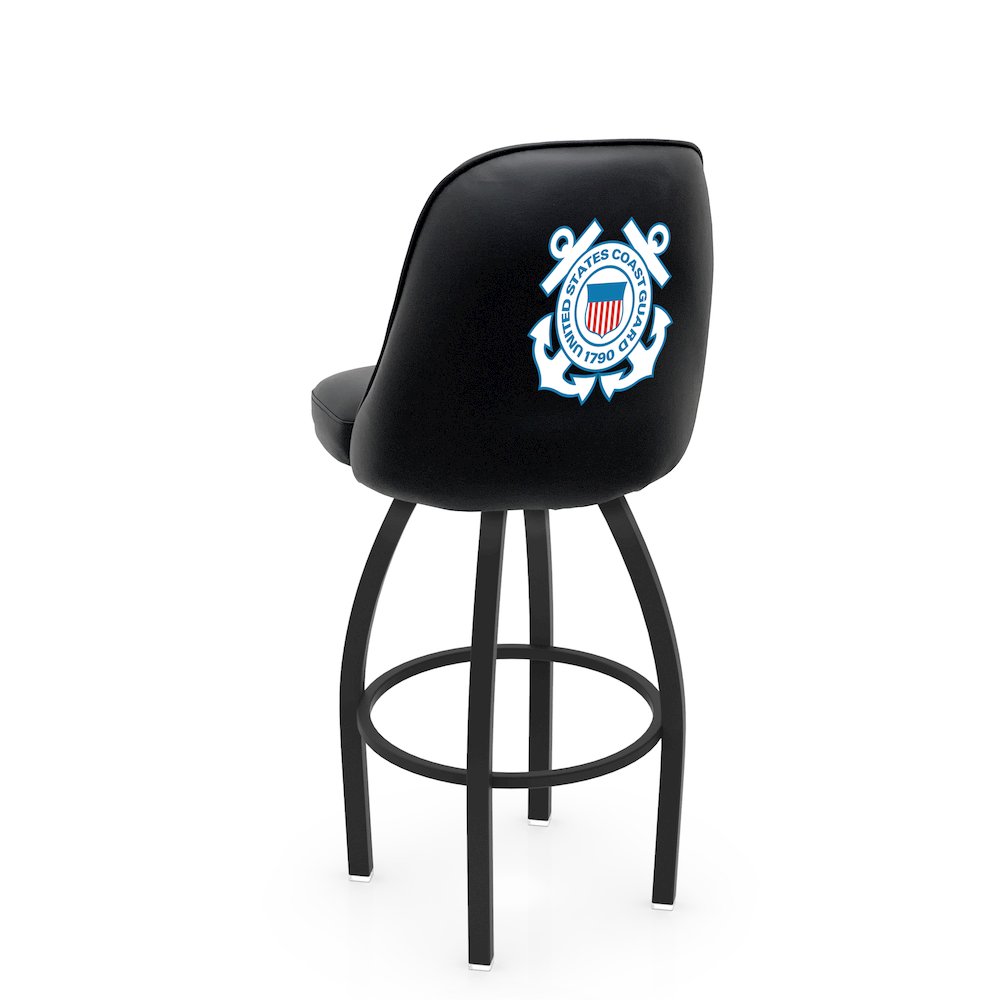 Logo Grizzly U.S. Coast Guard Swivel Counter Stool. Picture 1