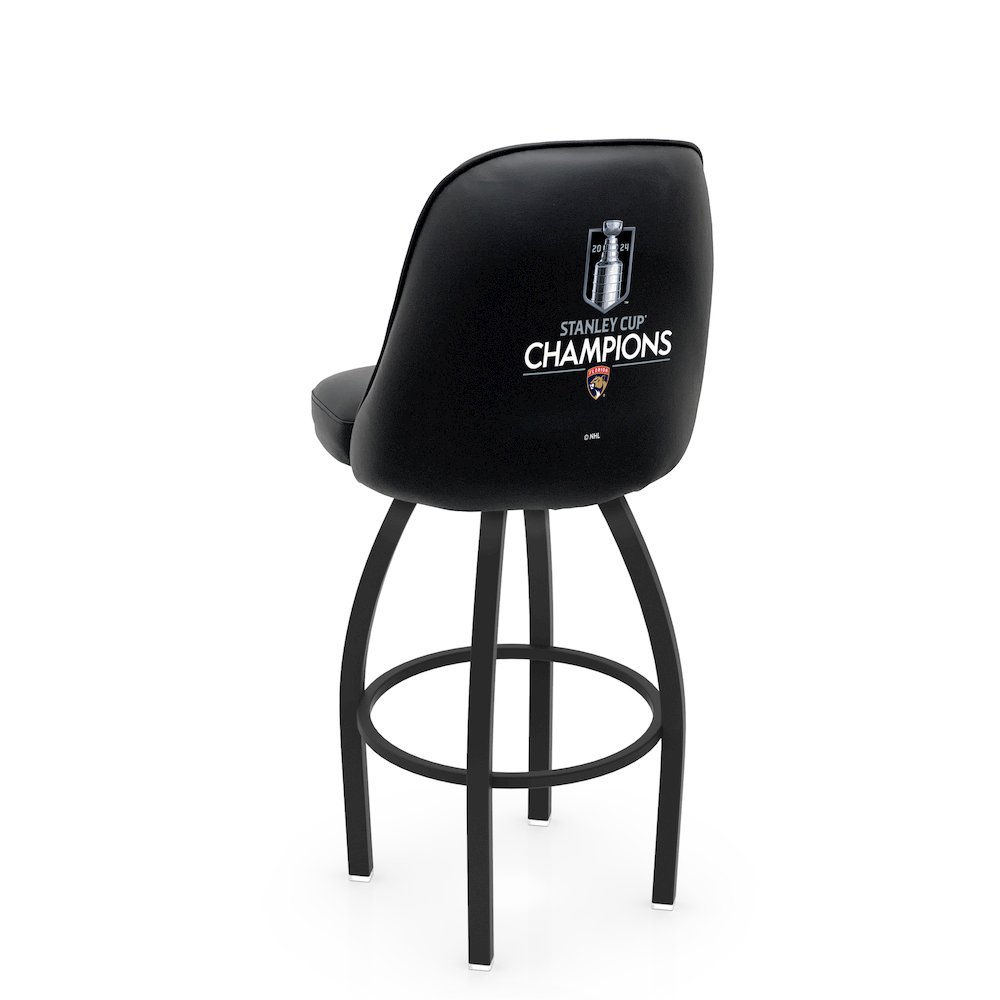 Logo Grizzly Florida Panthers - 2024 Stanley Cup Swivel Counter Stool. Picture 1