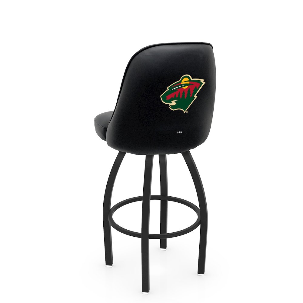 Logo Grizzly Minnesota Wild Swivel Counter Stool. Picture 1