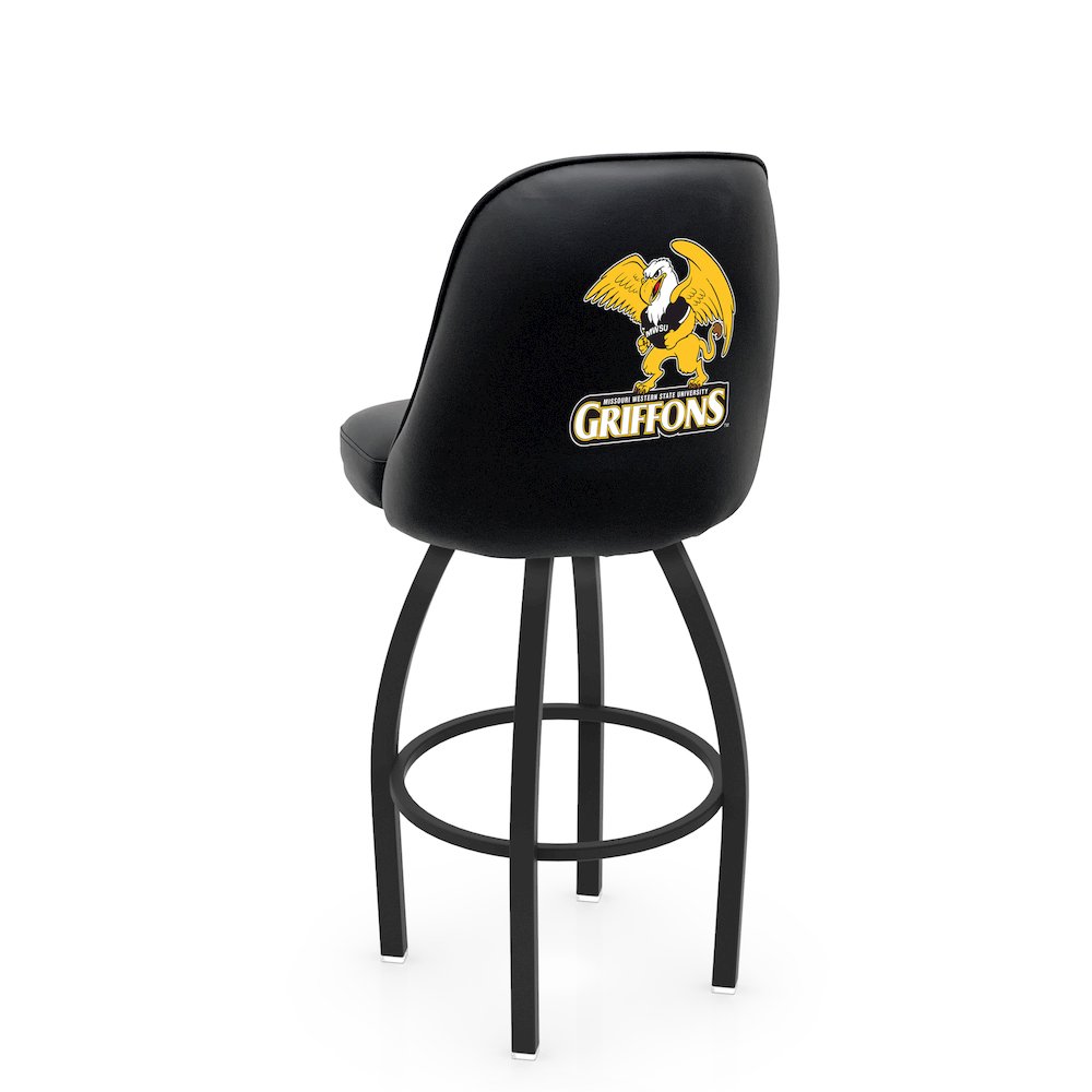 Logo Grizzly Missouri Western State Swivel Counter Stool. Picture 1