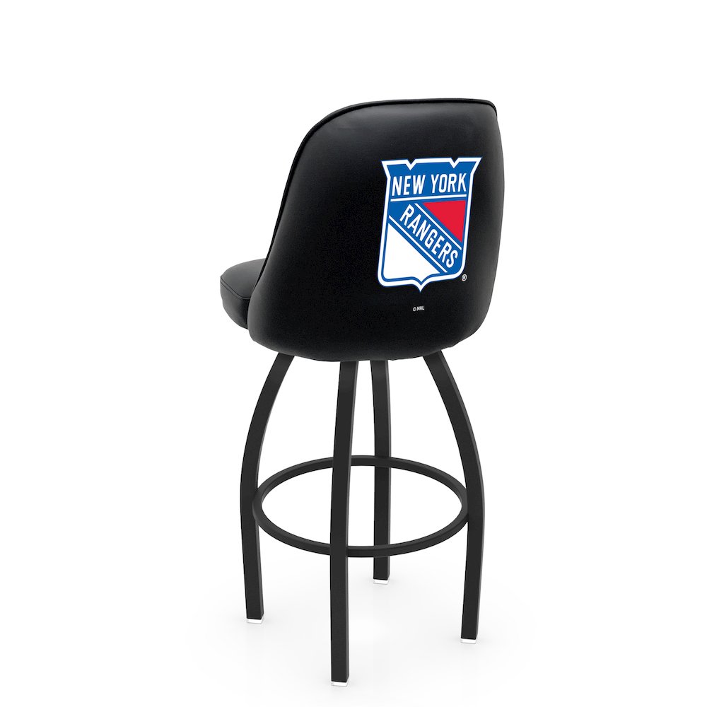 Logo Grizzly New York Rangers Swivel Counter Stool. Picture 1