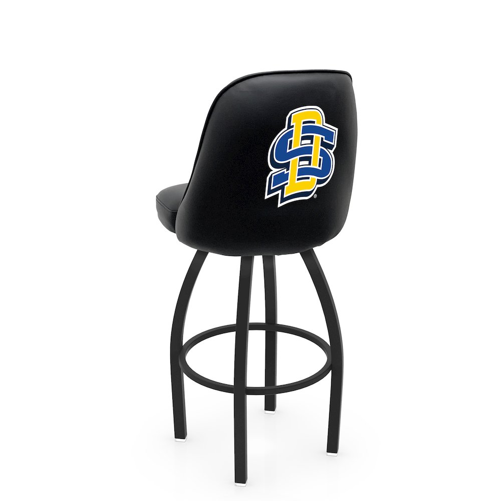 Logo Grizzly South Dakota State Swivel Counter Stool. Picture 1