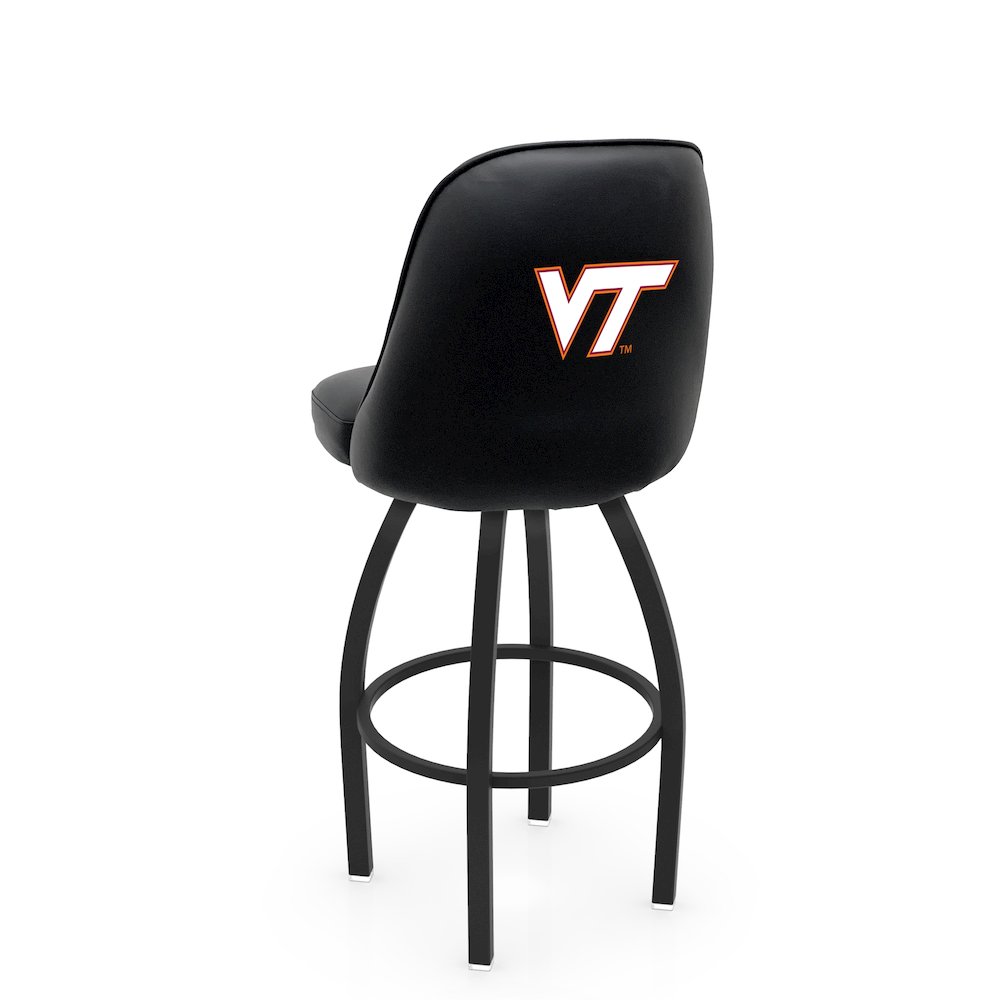 Logo Grizzly Virginia Tech Swivel Counter Stool. Picture 1