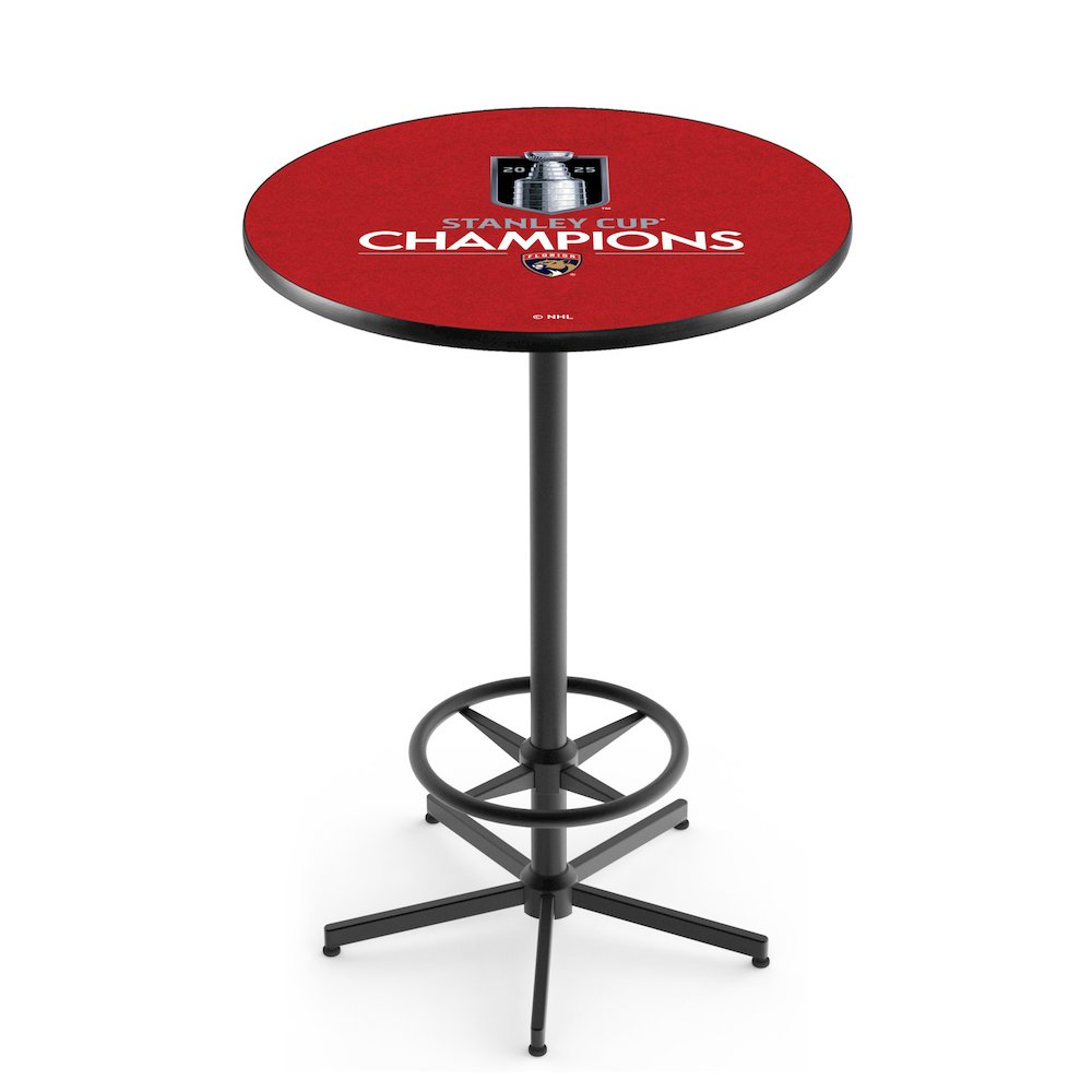 Florida Panthers - 2025 Stanley Cup 42" Tall - 30" Top Pub Table. Picture 1