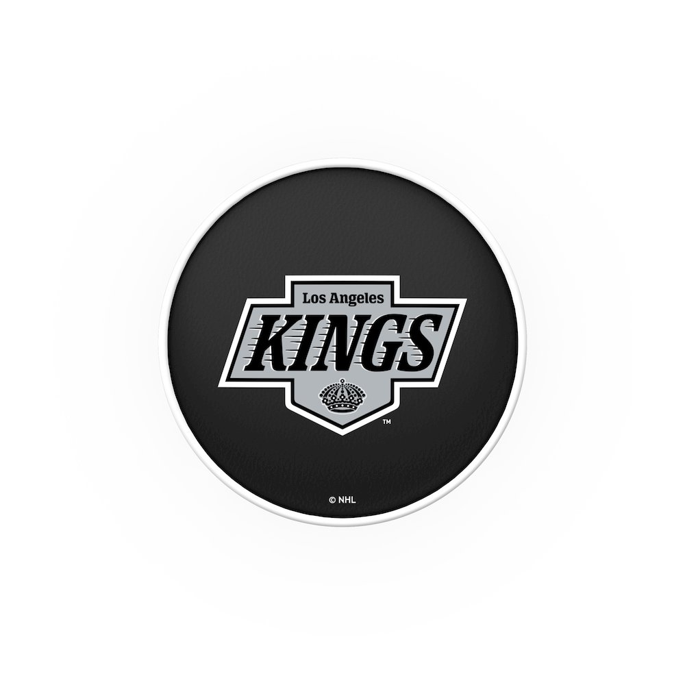 25" L7C1 - 4" Los Angeles Kings Cushion Seat with Double-Ring Chrome Base Swivel Bar Stool by Holland Bar Stool Company. Picture 2